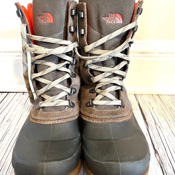 THE NORTH FACE Heat Seeker Leather 200 Gram Insulated Waterproof Winter Boots 8 - Picture 5 of 15